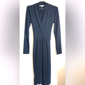 CABI Elegant Dark Navy Dress